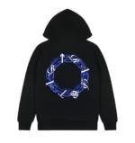 New CHAIN SCRIPT HOODIE – BLACK-ICE