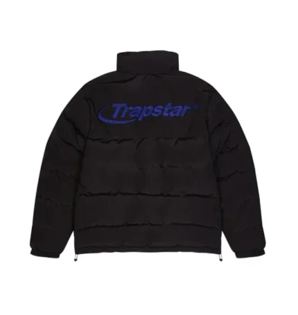 New Trapstar Hyperdrive Puffer Jacket Black Blue